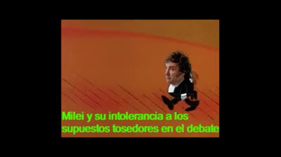 MILEI Y LOS SUPUESTOS TOSEDORES EN EL DEBATE PRESIDENCIAL