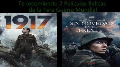 Te Recomiendo 2 Peliculas Belicas de la 1era Guerra Mundial - Visitame en YouTube: Dieclipp Mode