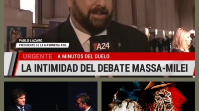 gane quien gane, atras estan los masones, reconocido por presidente de la masoneria