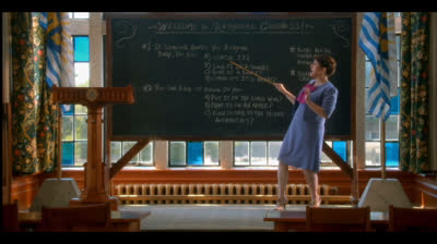 Disney Descendants goddess Class scene