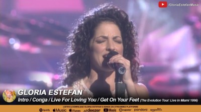 Intro / Conga / Live For Loving You / Get On Your Feet (The Evolution Tour: Live in Miami 1996)