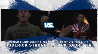 Don't Sweat The Technique - Roderick Strong vs Zack Sabre Jr