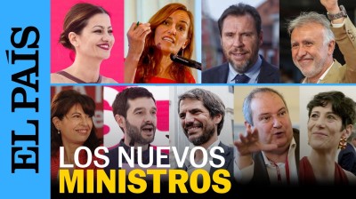 Estos son los nuevos ministros del Gobierno de Pedro Sánchez